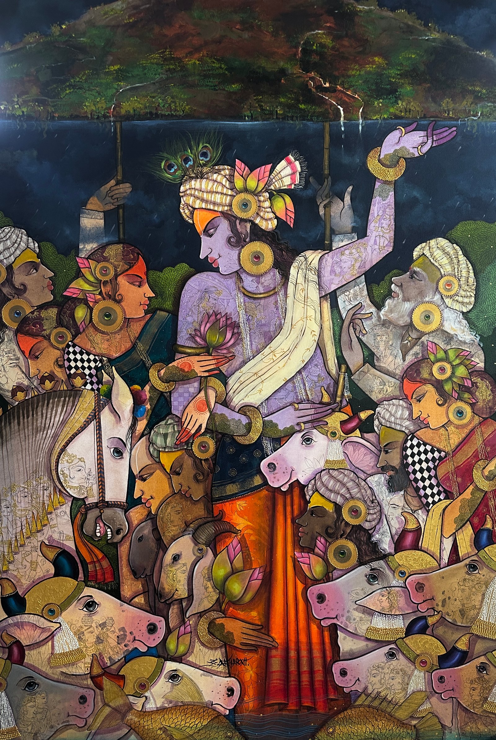 Govardhan parvat ( Lord Krishna )