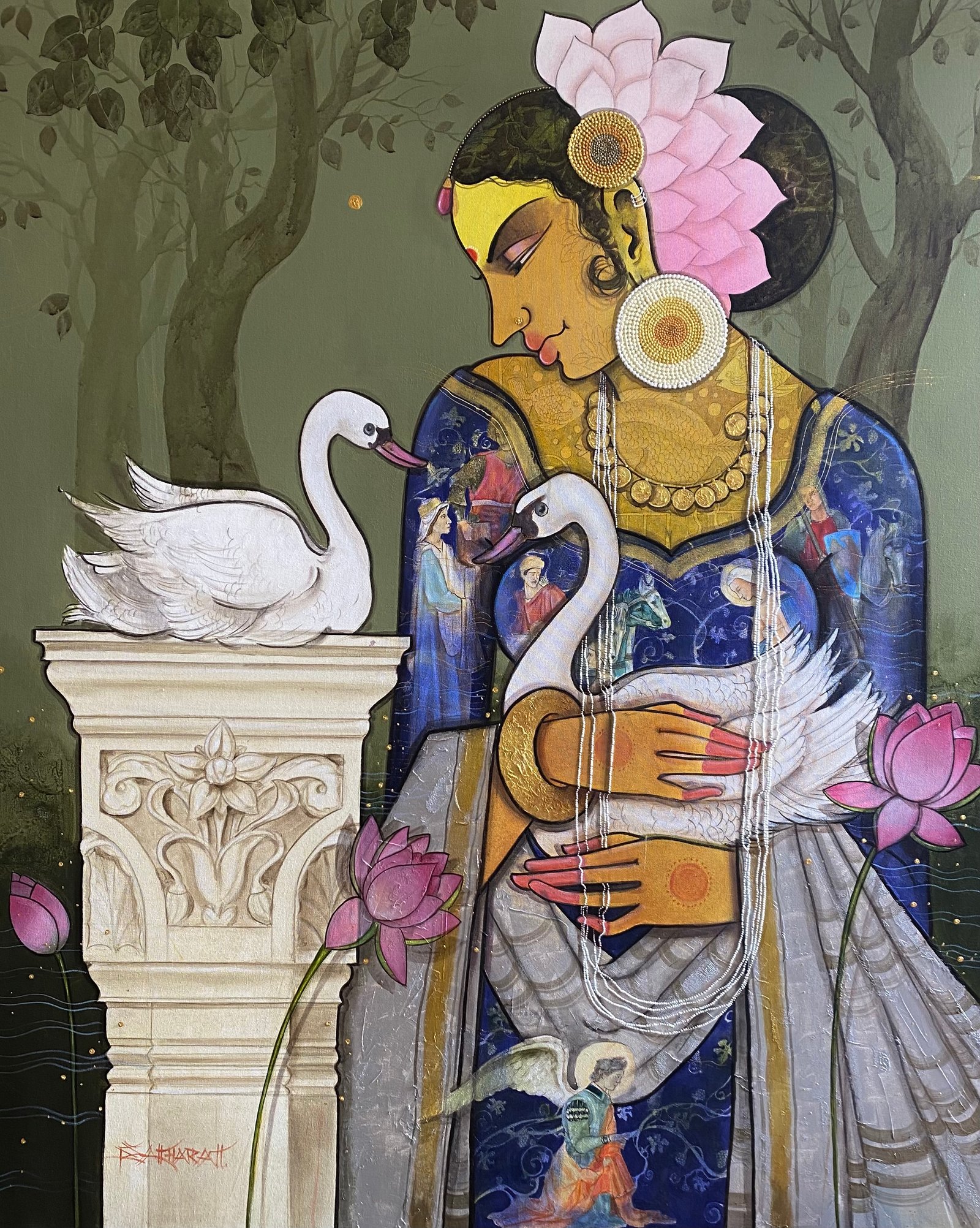 Lady with Ducks